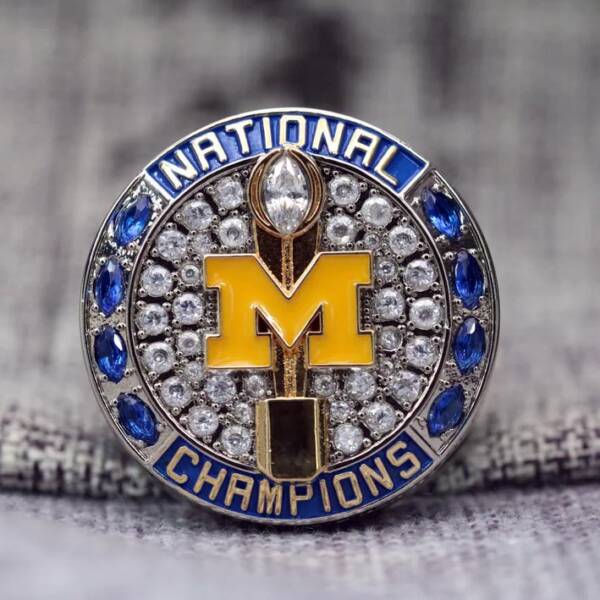 2024 Michigan Wolverines NCAA Big Ten championship Fan ring NCAA Rings 2023 2