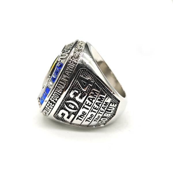 2024 Michigan Wolverines Jim Harbaugh NCAA National champions ring NCAA Rings 2024 Michigan Wolverines 3