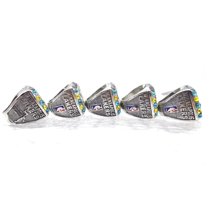 5 Minneapolis Lakers NBA Finals championship rings set NBA Rings champion ring 4