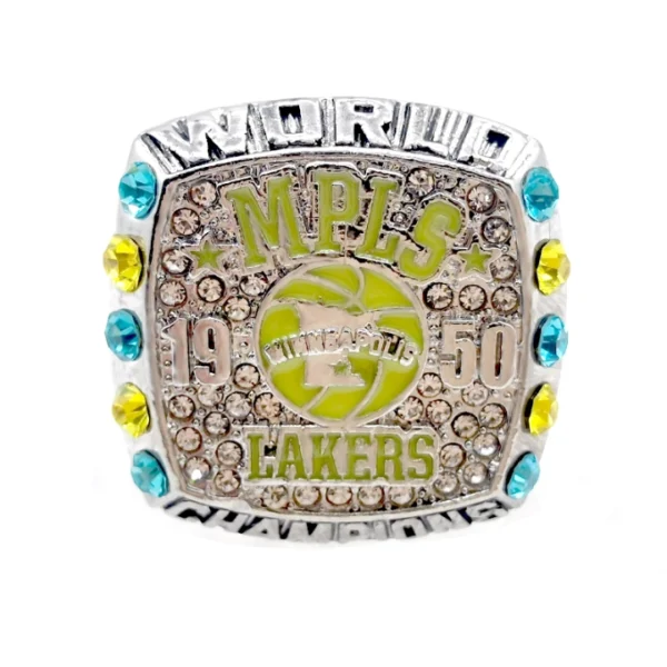 1950 Minneapolis Lakers NBA (BAA) championship ring replica NBA Rings 1950 Minneapolis Lakers