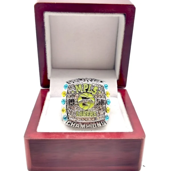 1950 Minneapolis Lakers NBA (BAA) championship ring replica NBA Rings 1950 Minneapolis Lakers 5