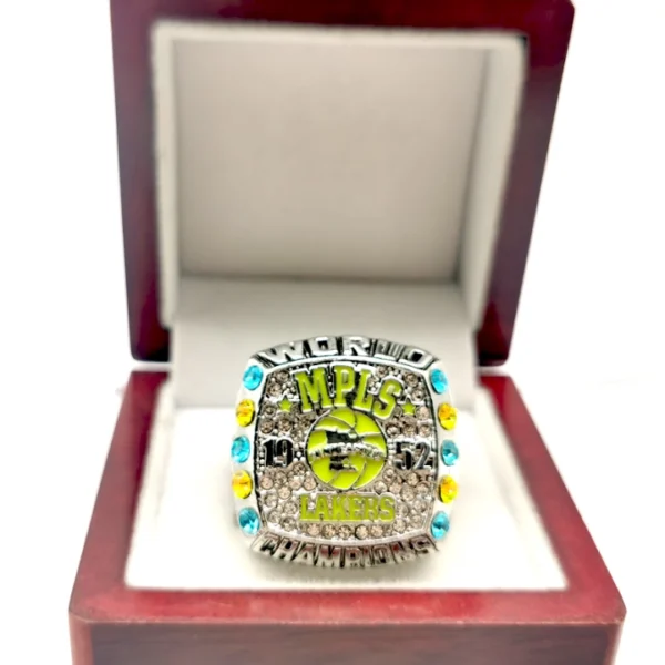 1952 Minneapolis Lakers Lakers NBA (BAA) championship ring replica NBA Rings 1952 Minneapolis Lakers 5