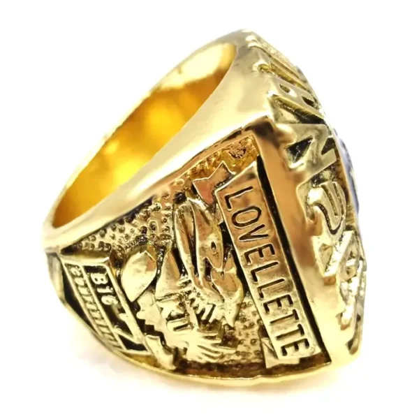 1952 Kansas Jayhawks championship ring – NCAA Basketball champion ring NCAA Rings 1952 Kansas Jayhawks 4