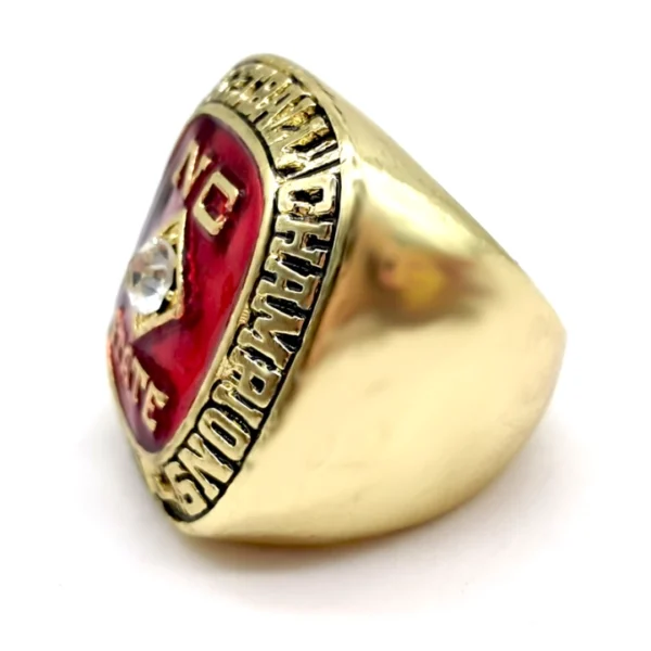 1983 North Carolina State Wolfpack championship ring – NCAA National champion ring NCAA Rings 1983 North Carolina State Wolfpack championship ring 3