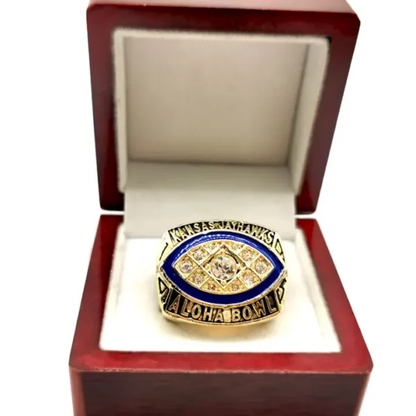 1995 Kansas Jayhawks championship ring – NCAA Aloha Bowl champion ring NCAA Rings 1995 aloha bowl 2