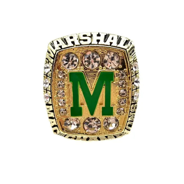1997 Marshall Thundering Herd Ford Motor City Bowl NCAA Football championship ring NCAA Rings 1997 Marshall Thundering Herd