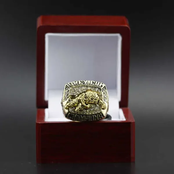 1999 BC Lions championship ring – Danny McManus CFL Grey Cup champion ring Grey Cup rings 1999 BC Lions championship ring 5