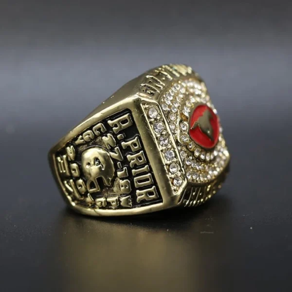 2001 Calgary Stampeders CFL Grey Cup championship ring Grey Cup rings 2021 Calgary Stampeders 5