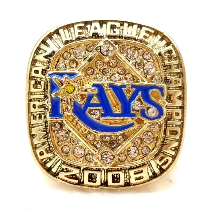 2008 Tampa Bay Rays MLB American League championship ring MLB Rings 2008 Tampa Bay Rays 2008 Tampa Bay Rays MLB American League championship ring MLB Rings 2008 Tampa Bay Rays