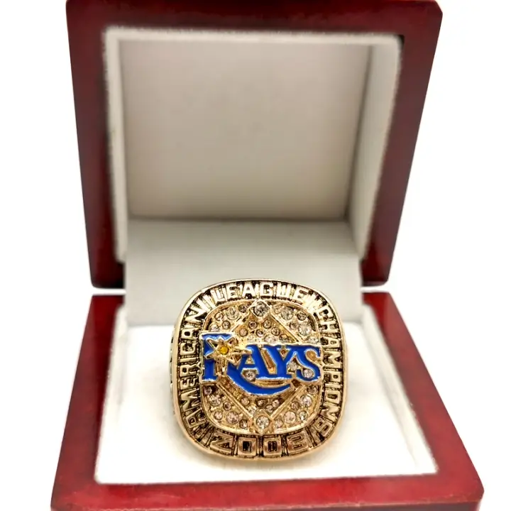 2008 Tampa Bay Rays MLB American League championship ring MLB Rings 2008 Tampa Bay Rays 5 2008 Tampa Bay Rays MLB American League championship ring MLB Rings 2008 Tampa Bay Rays 5
