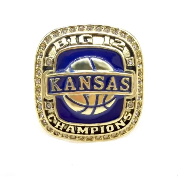 2013 Kansas Jayhawks Andrew Wiggins ring – NCAA Basketball Big 12 Champs championship ring NCAA Rings 2013 Kansas Jayhawks Andrew Wiggins ring