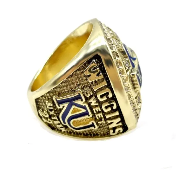 2013 Kansas Jayhawks Andrew Wiggins ring – NCAA Basketball Big 12 Champs championship ring NCAA Rings 2013 Kansas Jayhawks Andrew Wiggins ring 4