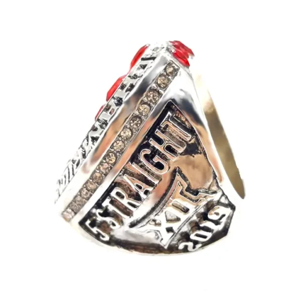 2019 Oklahoma Sooners championship ring – NCAA National champion ring NCAA Rings 2019 Oklahoma Sooners 3