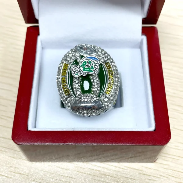 2023 Tulane Green Wave NCAA Cotton Bowl championship ring NCAA Rings 2023 Tulane Green Wave 2