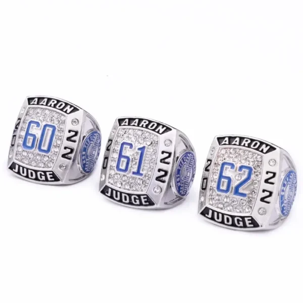 Aaron Judge #60 #61 #62 MLB championship ring set MLB Rings Aaron Judge