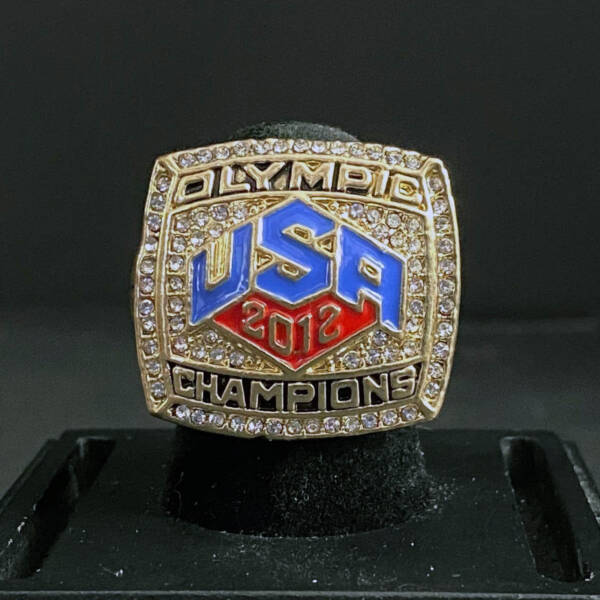 2012 USA Olympic championship ring – LeBron James London Summer Olympics champion ring NBA Rings 2012 usa basketball olympic games