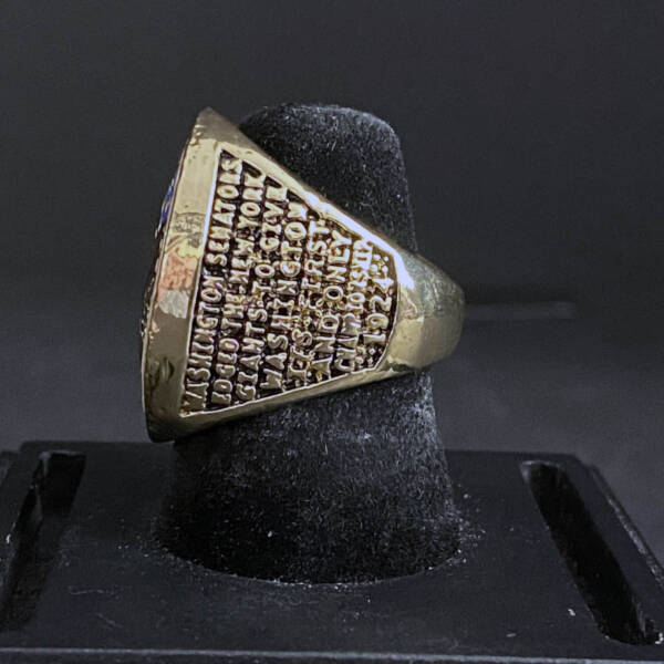 1924 Washington Senators Walter Johnson ring – MLB World Series championship ring MLB Rings 1924 Washington Senators 4