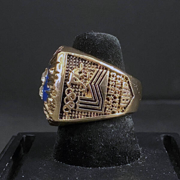 1980 USA Olympic Hockey team ring – Jim Craig Gold medalist championship ring NHL Rings 1980 USA Olympic Hockey 4