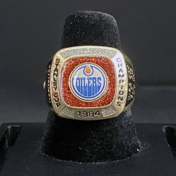 Edmonton Oilers 1984 NHL Stanley Cup championship ring NHL Rings championship replica ring 3