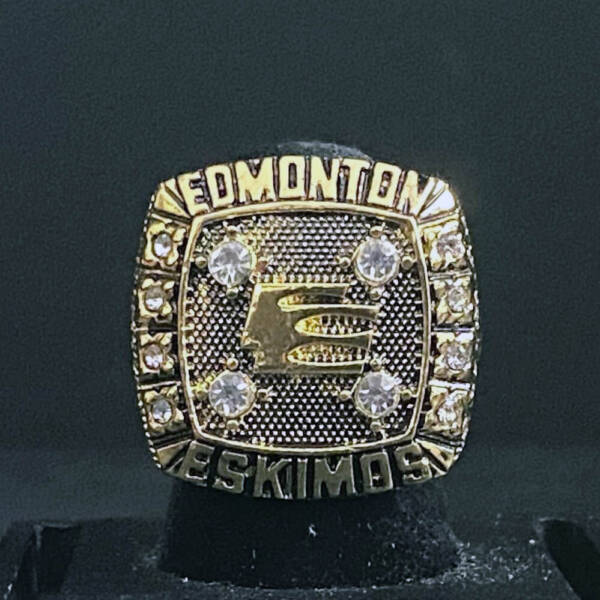 1981 Edmonton Eskimos (Elks) CFL Grey Cup championship ring Grey Cup rings 1980 Edmonton Eskimos ring