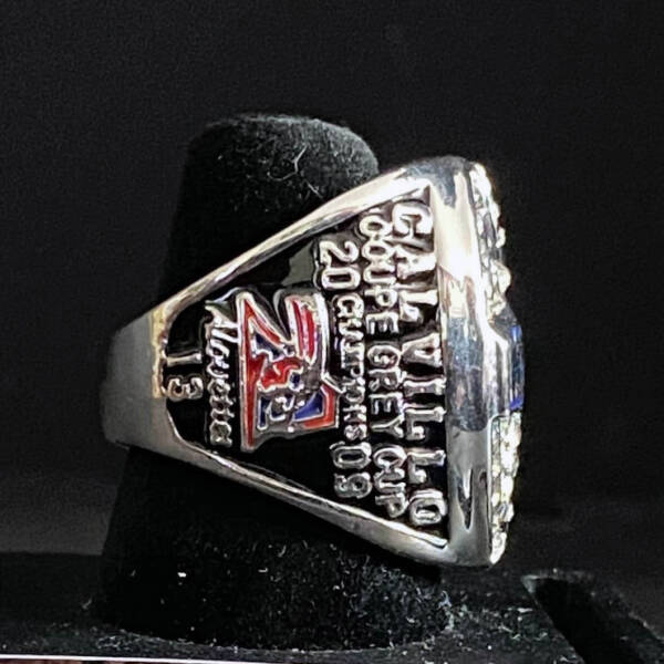 2009 Montreal Alouettes CFL Grey Cup championship ring Grey Cup rings 2009 Montreal Alouettes 2