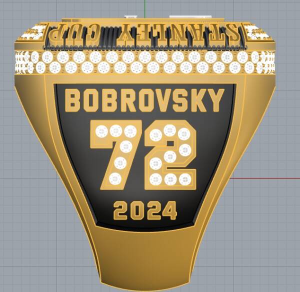 2024 Florida Panthers championship ring – Sergei Bobrovsky NHL Stanley Cup fan ring NHL Rings 2024 Florida Panthers 3