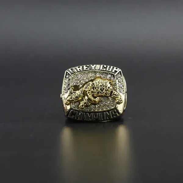 1999 BC Lions championship ring – Danny McManus CFL Grey Cup champion ring Grey Cup rings 1999 BC Lions championship ring