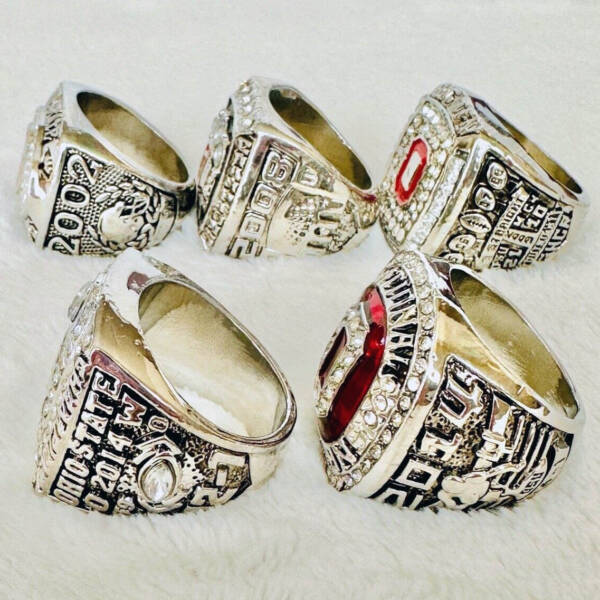 5 Ohio State NCAA championship rings set NCAA Rings college backetball 2