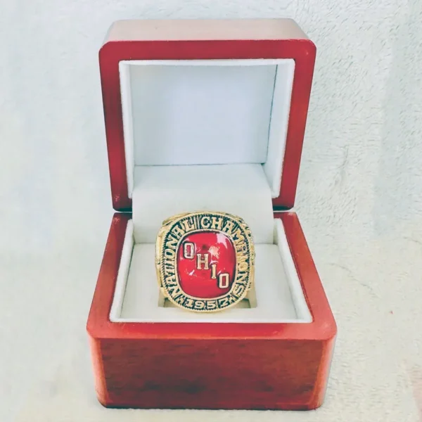 1957 Ohio State Buckeyes championship ring – NCAA National champion ring NCAA Rings 1957 Ohio State Buckeyes championship ring 3