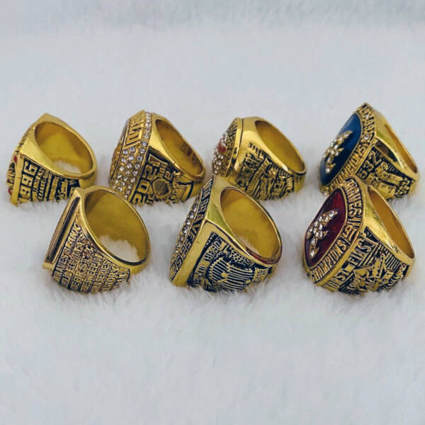 7 Atlanta Braves MLB World Series championship rings set MLB Rings Atlanta Braves 2