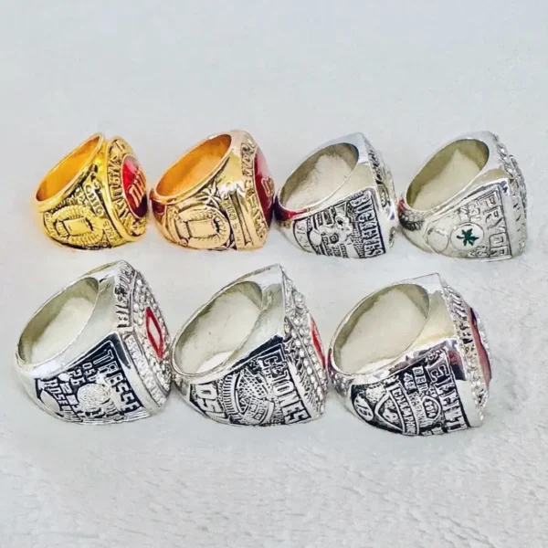 7 Ohio State Big Ten NCAA National championship rings collectios NCAA Rings college backetball 4