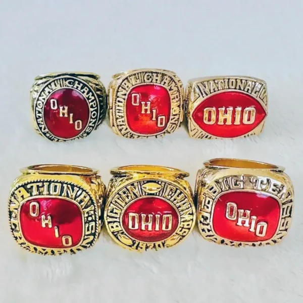 6 Ohio State NCAA National championship rings collection NCAA Rings championship ring 3