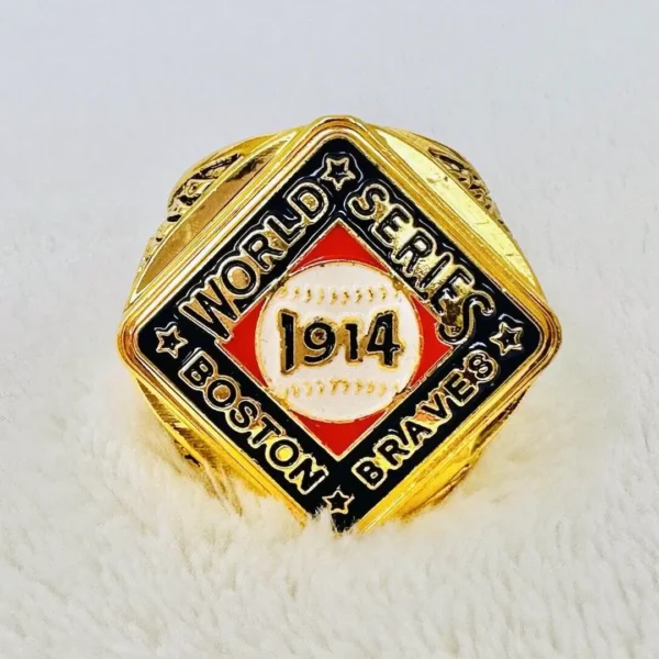 1914 Boston Braves Rabbit Maranville ring – MLB World Series championship ring MLB Rings 1914 Boston Braves