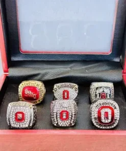 6 Ohio State Big Ten NCAA National championship rings collection NCAA Rings championship ring 6 Ohio State Big Ten NCAA National championship rings collection NCAA Rings championship ring