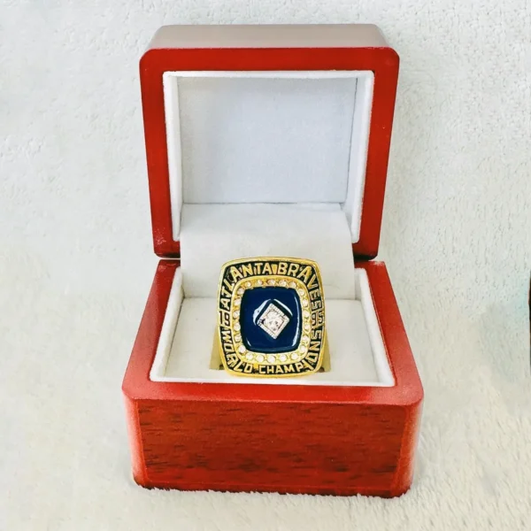 1995 Atlanta Braves Tom Glavine ring – MLB World Series championship ring MLB Rings 1995 Atlanta Braves 5