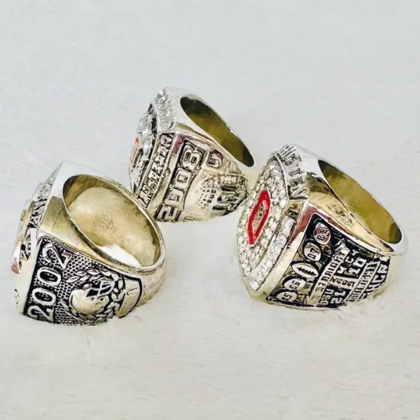 3 Ohio State Big Ten NCAA championship ring collection NCAA Rings college backetball 3