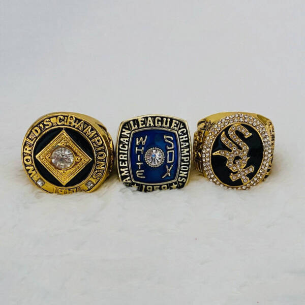 3 Chicago White Sox MLB World Series championship ring set MLB Rings baseball 4