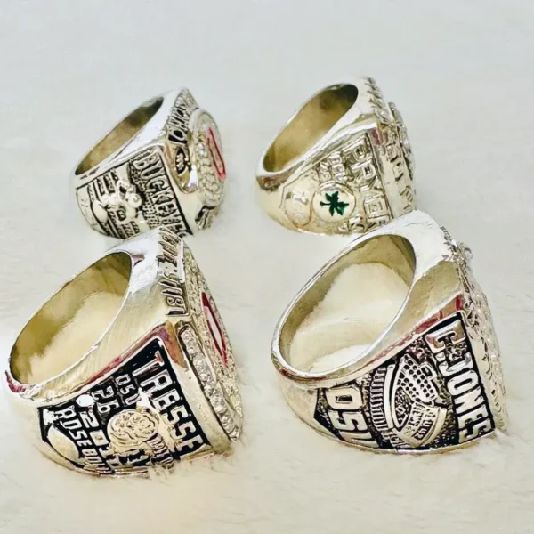 4 Ohio State Big Ten NCAA championship rings collection NCAA Rings college backetball 3