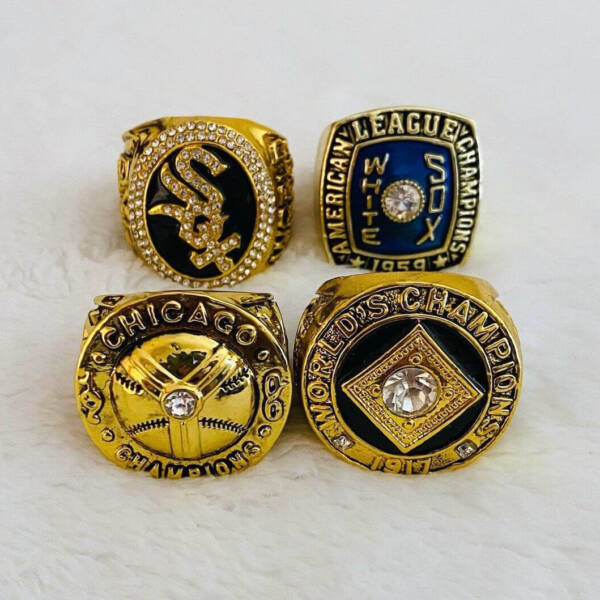 4 Chicago White Sox World World Series MLB championship ring set replica MLB Rings baseball 2