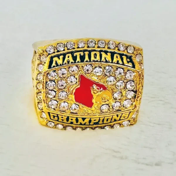 2013 Louisville Cardinals championship ring – NCAA Basketball champion ring NCAA Rings 2013 Louisville Cardinals