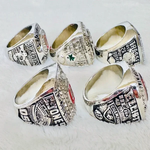 5 Ohio State NCAA championship rings set NCAA Rings college backetball 5