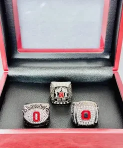 3 Ohio State Big Ten NCAA championship ring collection NCAA Rings college backetball 3 Ohio State Big Ten NCAA championship ring collection NCAA Rings college backetball