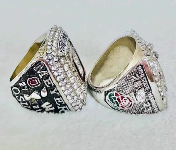 2017 & 2018 Ohio State championship ring – NCAA Big Ten championship ring set replica NCAA Rings college backetball 6