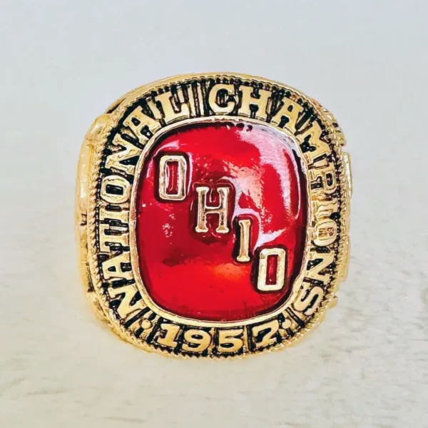 1957 Ohio State Buckeyes championship ring – NCAA National champion ring NCAA Rings 1957 Ohio State Buckeyes championship ring