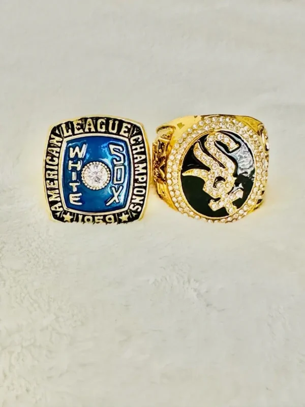 1959 & 2005 Chicago White Sox MLB World Series championship ring set MLB Rings baseball