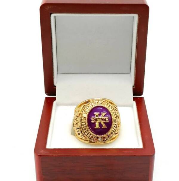 1980 Kansas State University championship ring – NCAA Brigman champion ring NCAA Rings aloha bowl 4