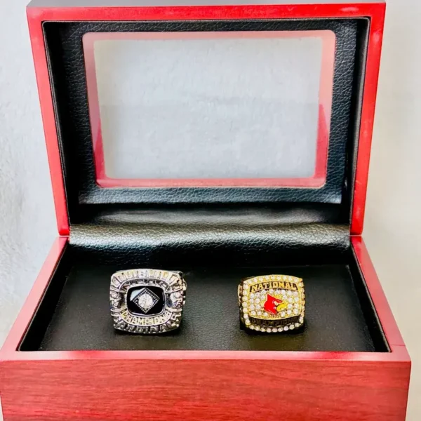 1986 & 2013 Louisville Cardinals NCAA Basketball championship ring set replica NCAA Rings college backetball 2