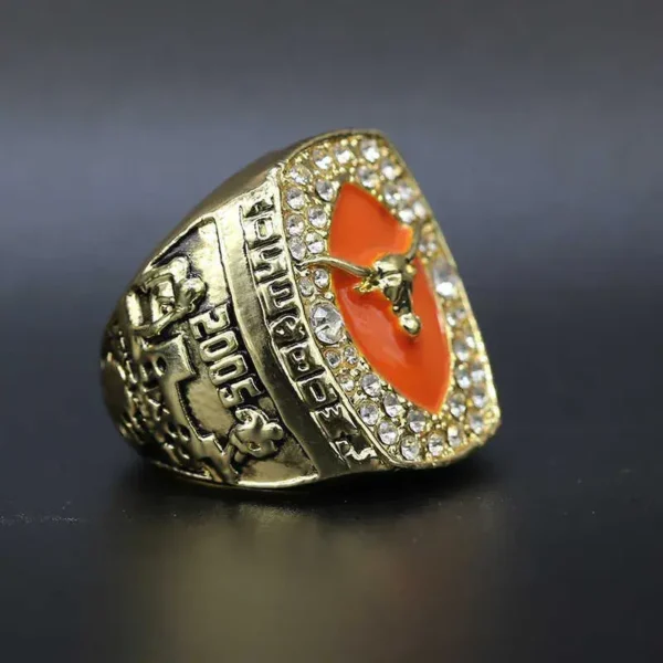 2005 Texas Longhorn championship ring – NCAA Rose Bowl champion ring NCAA Rings 2005 Texas Longhorn 4