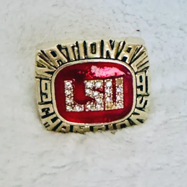 1991 LSU Tigers National championship ring – NCAA College World Series champion ring NCAA Rings 1991 LSU Tigers