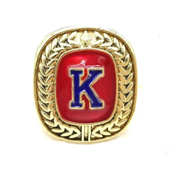 Kansas Jayhawks “K” Letterman – NCAA championship ring NCAA Rings “K” Letterman